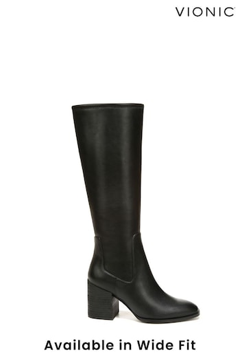 Vionic Inessa Black Knee Length boot Boots (C93488) | £190