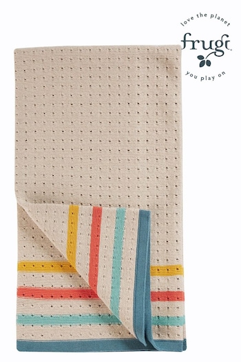 Frugi Grey Cosy Cellular Blanket (C93514) | £38