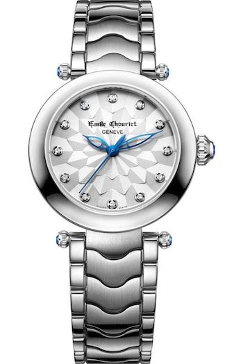 Emile Chouriet Ladies Silver Tone Lotus Fair Lady Watch (C93533) | £1,720