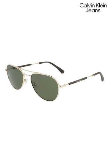 Calvin Klein Jeans Gold Sunglasses from (C93581) | £89