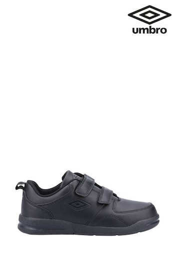 Umbro Black Junior Ashfield Velcro Easy Shoes (C93601) | £35