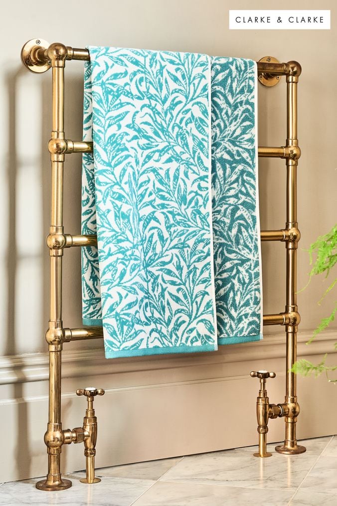 Teal and gold towels hotsell