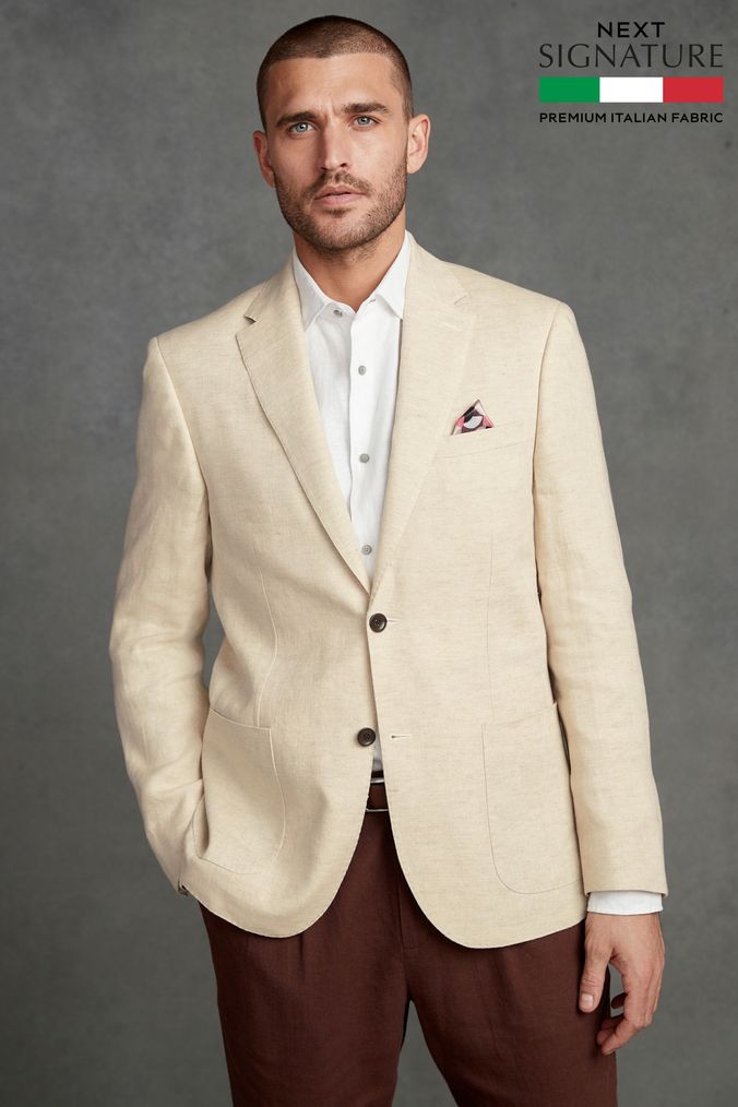 Next mens linen jackets clearance
