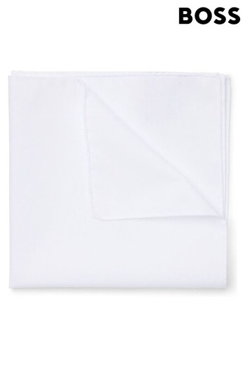 BOSS White Pocket Square (C94067) | £39