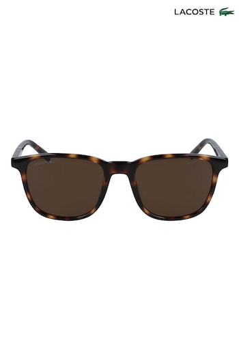 Lacoste round Brown Sunglasses (C94257) | £89