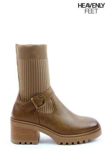 Heavenly Feet Ladies Style Ashleigh. Natural Vegan Friendly Boots (C94409) | £63