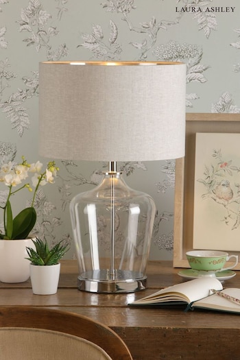 Laura Ashley Clear Ockley Touch Complete Table Lamp (C94588) | £120
