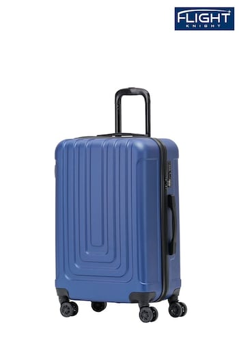 Flight Knight Medium Hardcase Lightweight Check In Suitcase With 4 Wheels (C94683) | £60