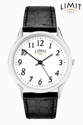 Limit Mens Classic White Watch (C94827) | £13