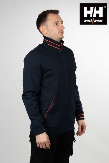 Helly Hansen Kensington Black Zip Sweatshirt (C95407) | £80
