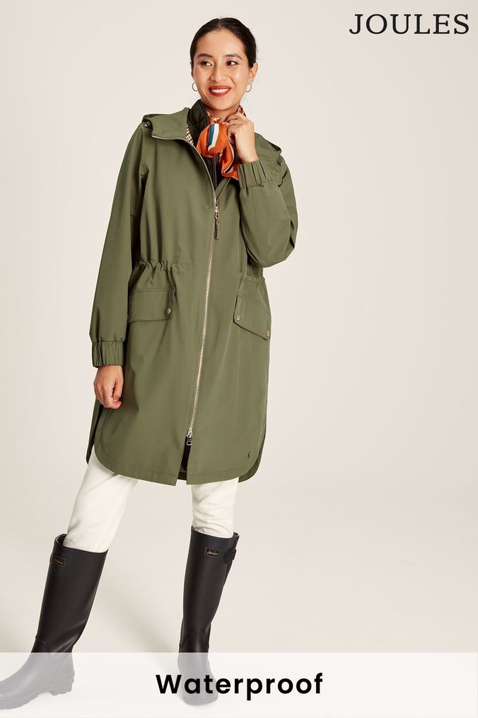 Joules Loxley Floral Print luxuriate Raincoat