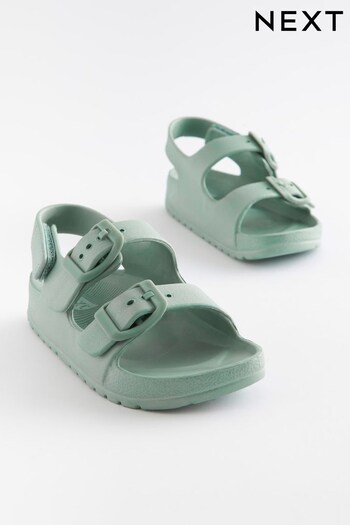 Mint Green Double Buckle Ankle Strap EVA Sandals (C95570) | £9 - £12