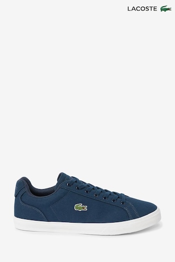 Lacoste embroidered-logo Blue Lerond Pro 123 CMA Trainers (C95710) | £85