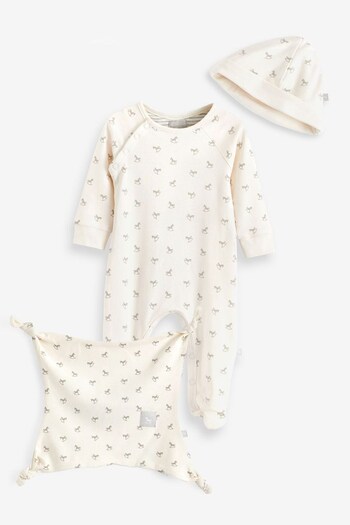 The Little Tailor Baby Sleepsuit, Hat & Comforter Gift Set (C95920) | £35