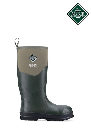 Muck Boots Green Chore Max S5 Safety Wellies (C96014) | £140