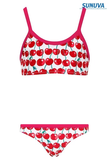 Sunuva Red Cherries Strappy Bikini (C96297) | £47.50