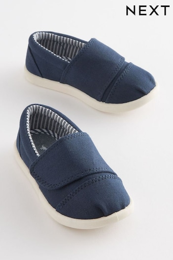 Navy Blue Espadrille Womens Shoes (C96346) | £9.50 - £11.50