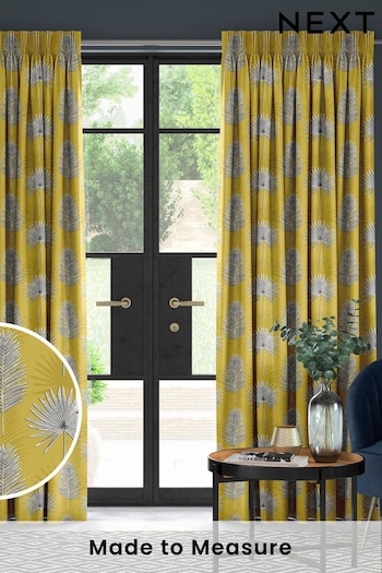 Sunflower Yellow Sellus Made To Measure Curtains (C96617) | £61