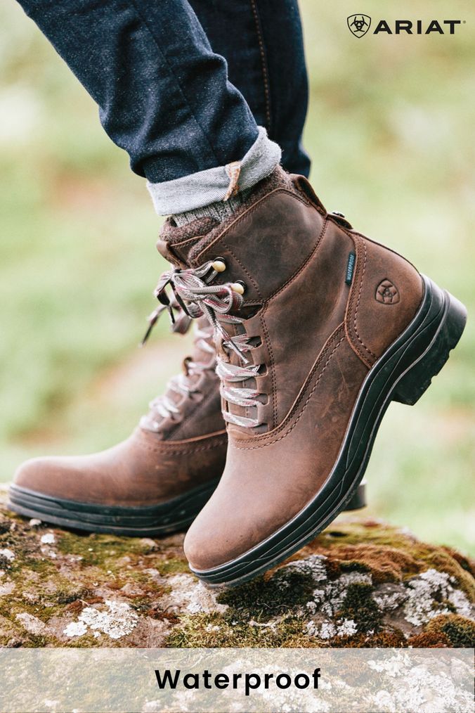 Ariat lace up boots sale womens