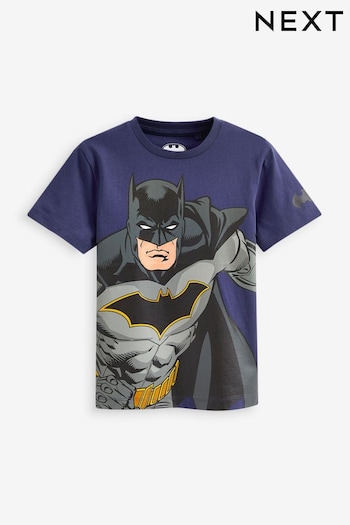 Batman Navy Blue Marvel Superhero Short Sleeve T-Shirt (3-16yrs) (C96794) | £11 - £14