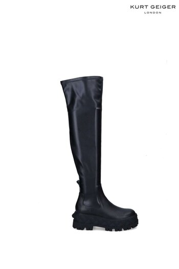 Kurt Geiger London Black Stretch Boots (C96945) | £179