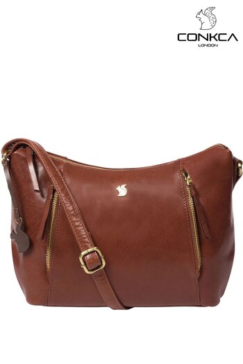 Conkca Esta Leather Cross-Body Bag (C97125) | £59