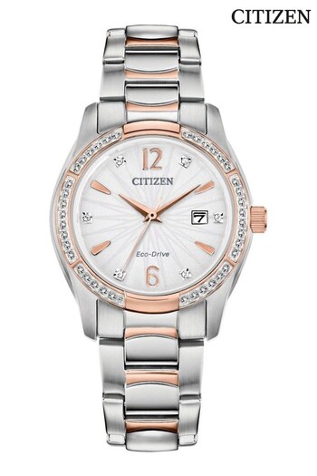 Citizen Ladies EcoDrive Crystal Case Watch (C97191) | £249