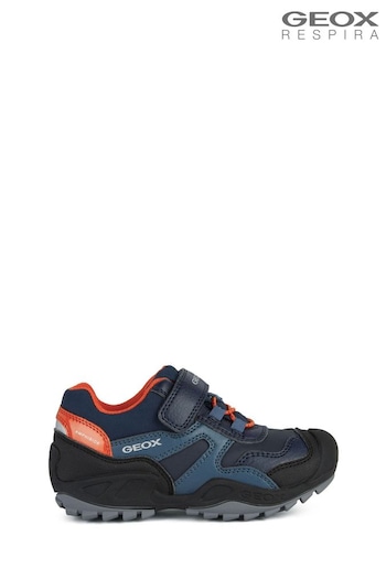 Geox Junior Boys Blue New Savage Shoes (C97209) | £55 - £60
