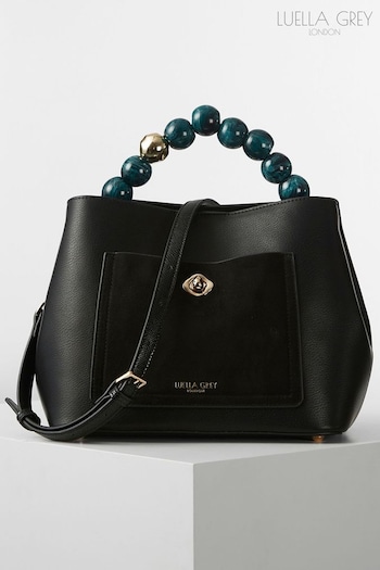 Luella Grey Lucia Black Crossbody Bag (C97314) | £110