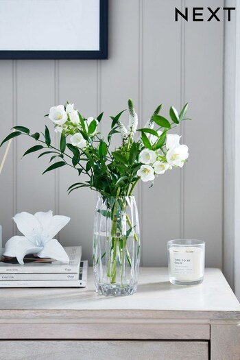 Clear Glass Flower Vase (C97631) | £12