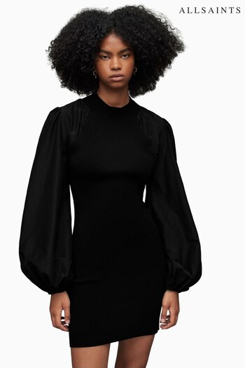 AllSaints Cleo Black Mini Dress (C97768) | £159