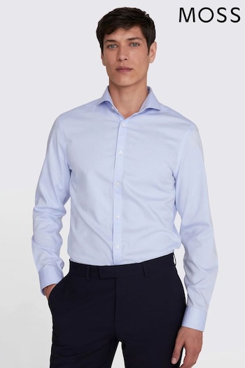 MOSS Slim Fit Pinpoint Oxford Non-Iron Shirt (C97958) | £50
