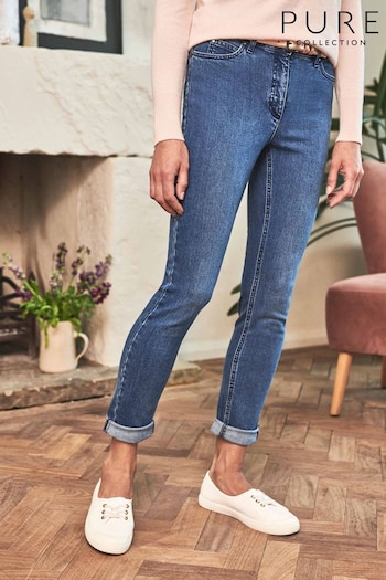 Pure Collection Slim Blue Mowbray Leg Jeans Shot (C98054) | £90