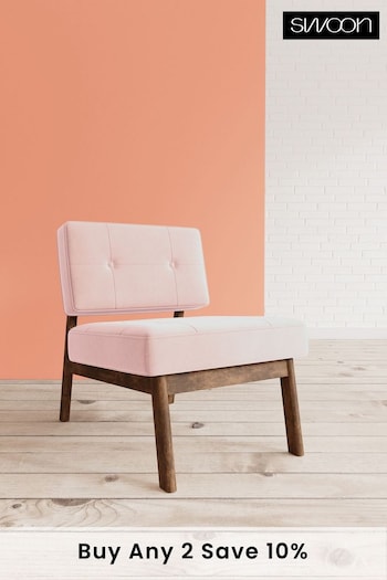 Swoon Easy Velvet Blush Pink Aron Chair (C98085) | £629