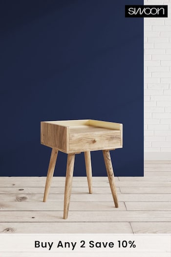 Swoon Natural Fresco Side Table (C98234) | £199