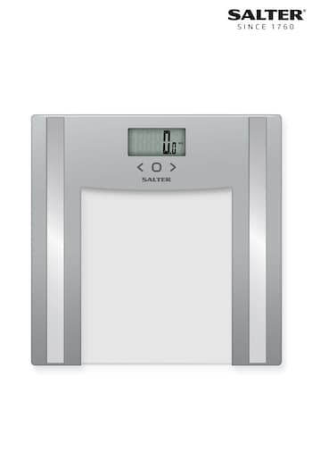 Salter Silver Glass Analyser Bathroom Scales (C98464) | £20