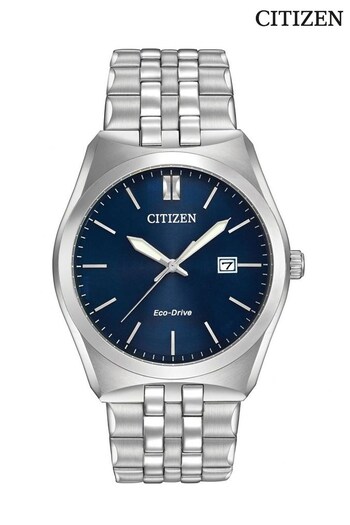Citizen Gents Silver Tone Eco-Drive Bracelets Dress Watch (C99113) | £199