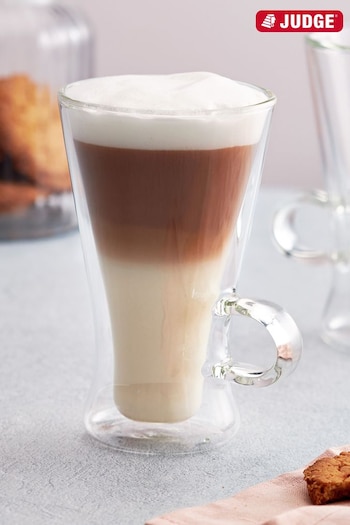 Judge Clear Duo Double Walled Grande Latte Glass Set (C99611) | £20