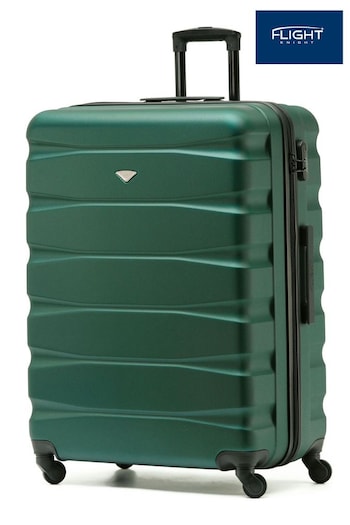 Flight Knight Large Hardcase Lightweight Check In Suitcase With 4 Wheels (C99757) | £80