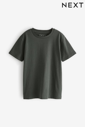 Grey Charcoal Cotton Short Sleeve T-Shirt (3-16yrs) (C99779) | £3.50 - £6.50