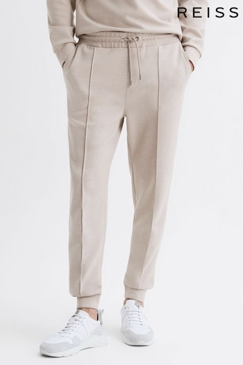 Reiss Oatmeal Premier Drawstring Loungewear Joggers (C99878) | £98