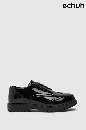 Schuh Wide Fit Loving Black Shoes (C99911) | £32