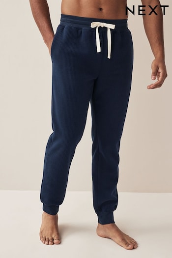 Navy Blue Borg Lined Joggers (CG6658) | £30