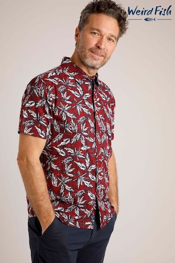 Weird Fish Faraway Organic Short Sleeve Printed Shirt (CP1306) | £40