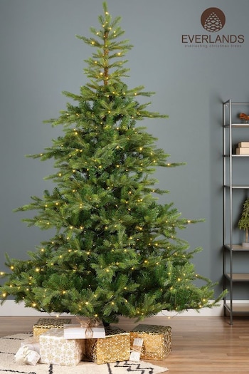Everlands Green Pre-Lit LED 7ft Grandis Christmas Tree (CU4168) | £220