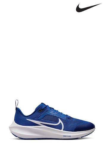 Nike Blue Air Zoom Pegasus 40 Youth Running Trainers (CUT149) | £70