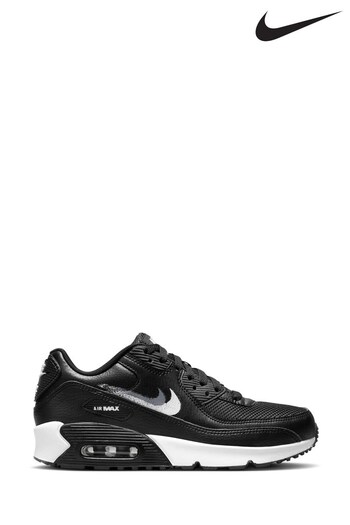 Nike Player Black Air Max 90 Youth Trainers (CUV250) | £87