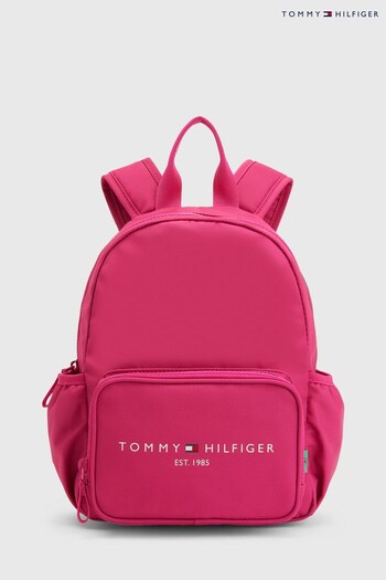 Tommy Hilfiger Pink Established Mini Backpack (D00060) | £30