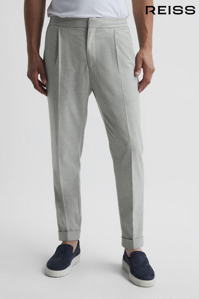 Mens Pleated Trousers Long Extra Long Trousers Next Official Site