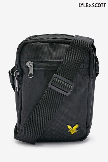 Lyle & Scott Reporter Black Cross-Body Bag (D01015) | £35